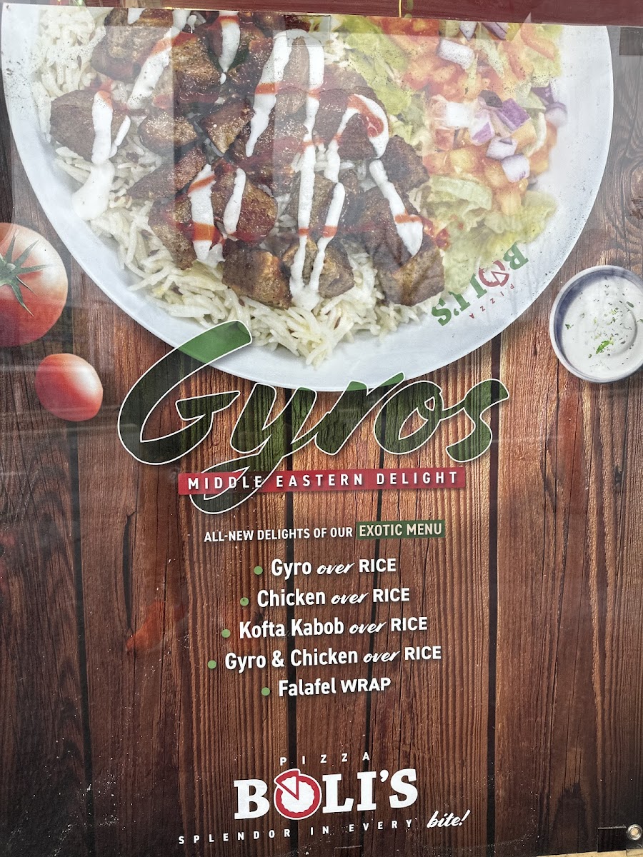 Pizza Boli's Menu - Image 1