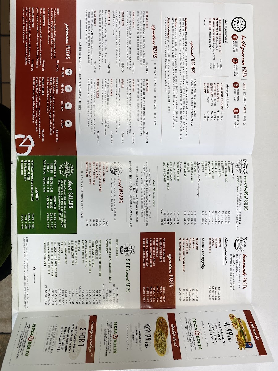 Pizza Boli's Menu - Image 3