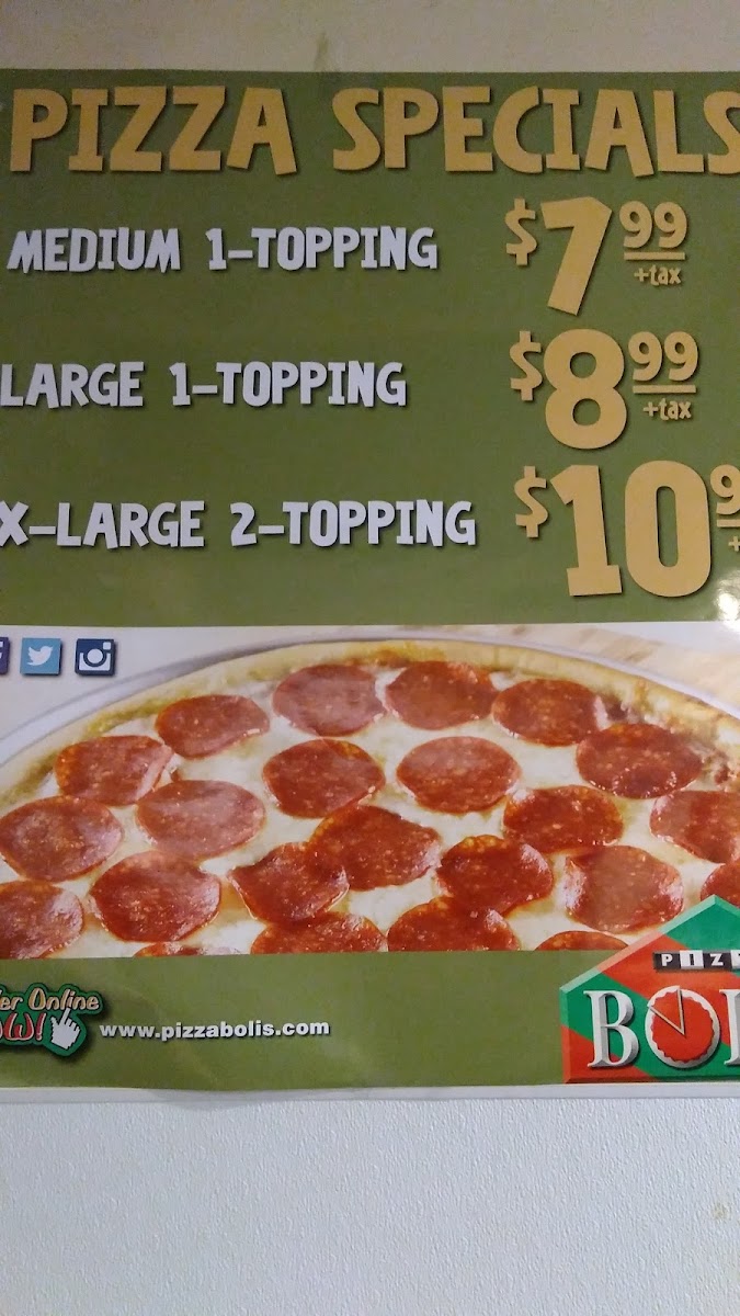 Pizza Boli's Menu - Image 4